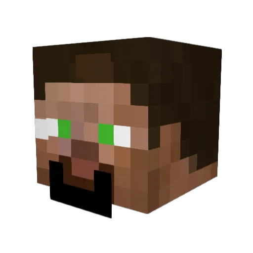 _Nabilz_ Minecraft avatar head, 3D render