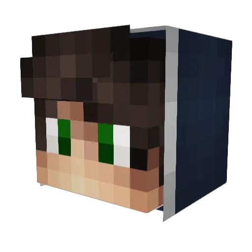 _Nahian_ Minecraft avatar head, 3D render