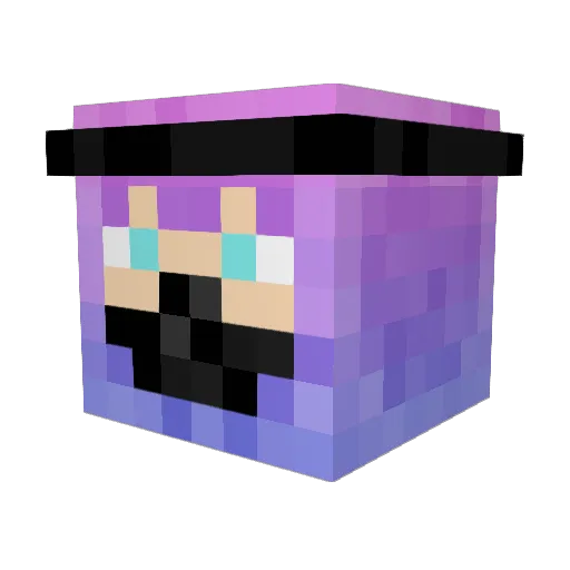 _Nair_ Minecraft avatar head, 3D render
