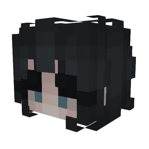 _Namargin Minecraft avatar head, 3D render