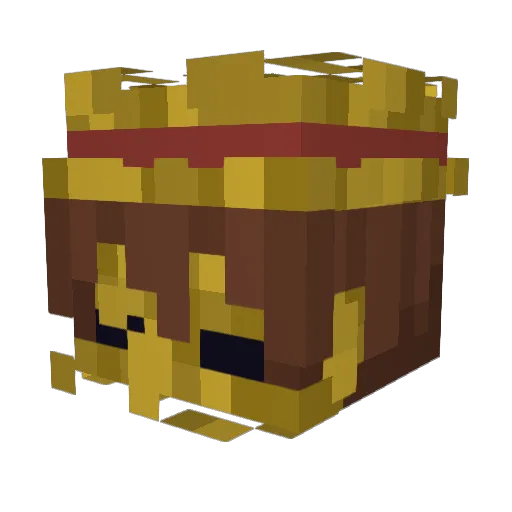 _Nebulaa Minecraft avatar head, 3D render