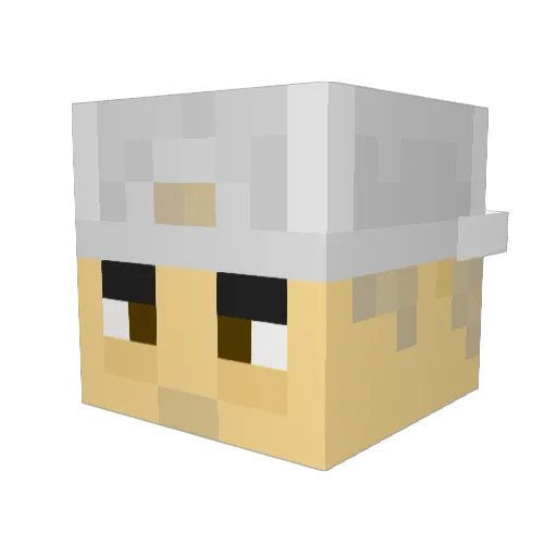 _Nelsun_ Minecraft avatar head, 3D render