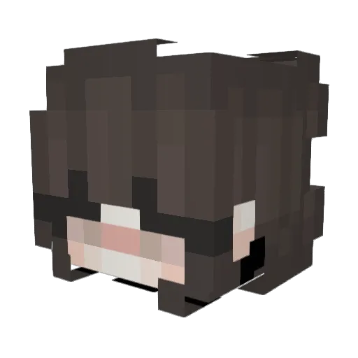 _Nem_Nem_ Minecraft avatar head, 3D render