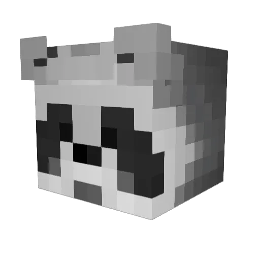 _Neogul Minecraft avatar head, 3D render