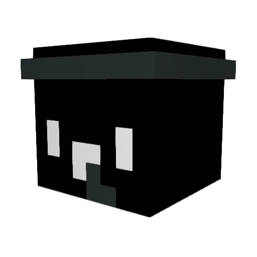 _Neonzin Minecraft avatar head, 3D render
