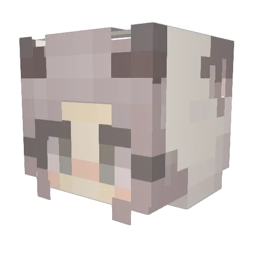 _Neptuno_ Minecraft avatar head, 3D render