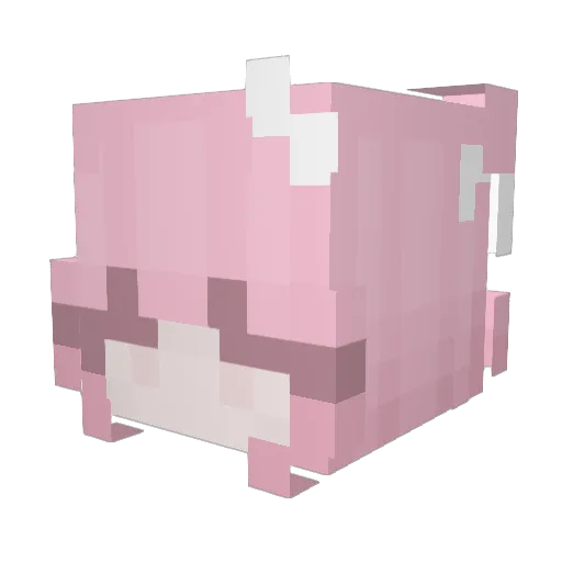 _Nezaa Minecraft avatar head, 3D render