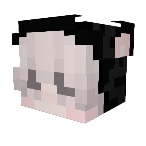 _Nguyn Minecraft avatar head, 3D render