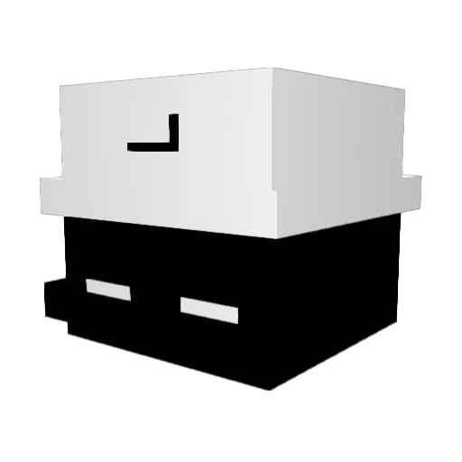_NiPe_ Minecraft avatar head, 3D render