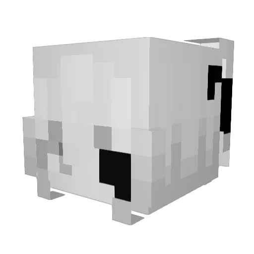 _Nicht_Breezlyn_ Minecraft avatar head, 3D render