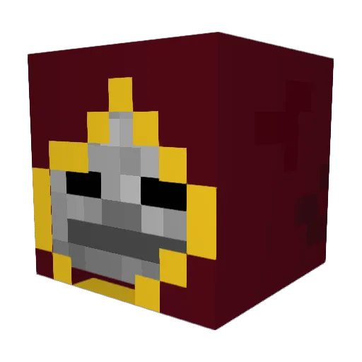 _NicoK_ Minecraft avatar head, 3D render