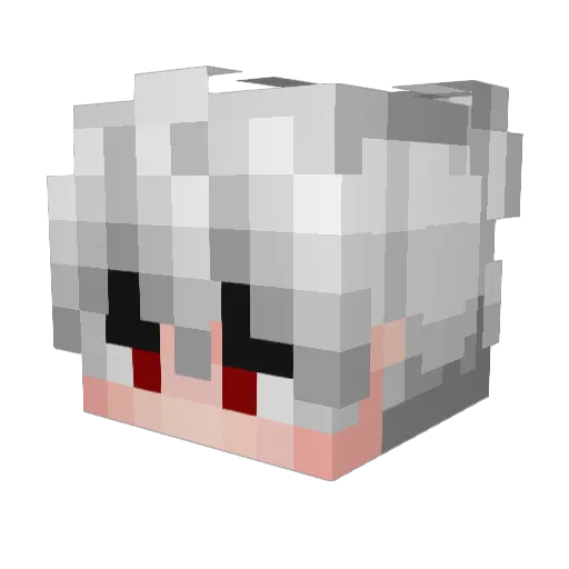 _Nicot1ne_ Minecraft avatar head, 3D render