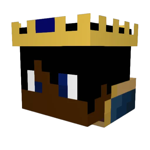 _NigerianPrince Minecraft avatar head, 3D render