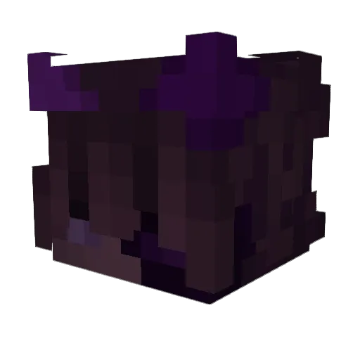 _Nightclaw Minecraft avatar head, 3D render