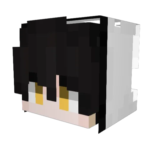 _Nightmares_6 Minecraft avatar head, 3D render