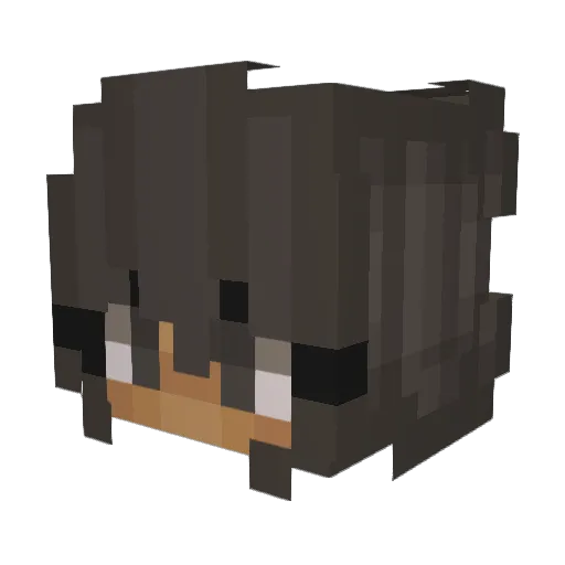 _Nikki99 Minecraft avatar head, 3D render