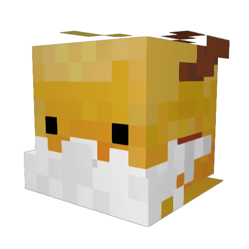 _Niklers_ Minecraft avatar head, 3D render