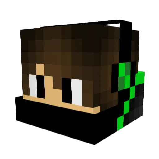 _Nikola34_ Minecraft avatar head, 3D render