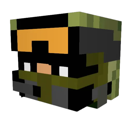 _Ninja_Skillz_ Minecraft avatar head, 3D render