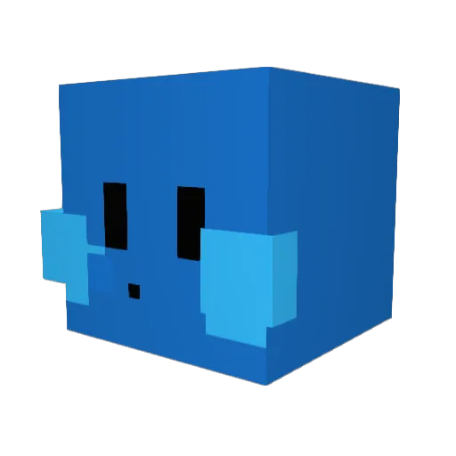 _NinoBR Minecraft avatar head, 3D render