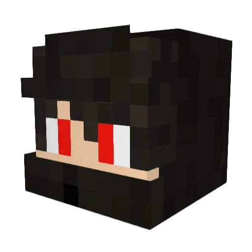 _NoGG1e_ Minecraft avatar head, 3D render