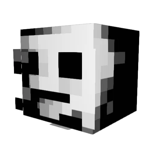 _NoSkillzzZ_ Minecraft avatar head, 3D render