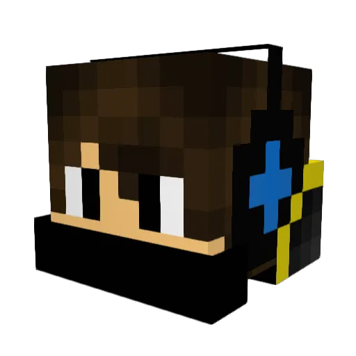 _NoahXD_ Minecraft avatar head, 3D render