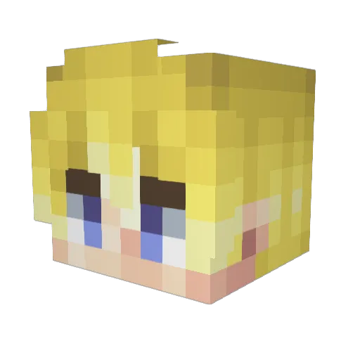 _Noak_ Minecraft avatar head, 3D render