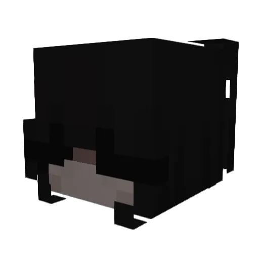 _Noemiz_ Minecraft avatar head, 3D render