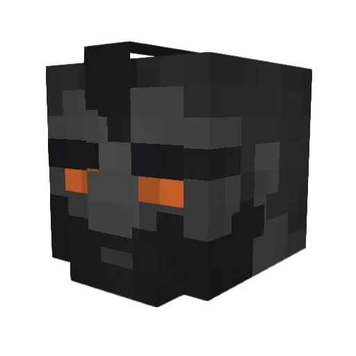 _Noer Minecraft avatar head, 3D render