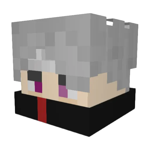 _NoowY_ Minecraft avatar head, 3D render