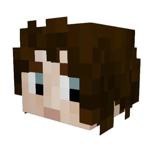 _Noremac430_ Minecraft avatar head, 3D render