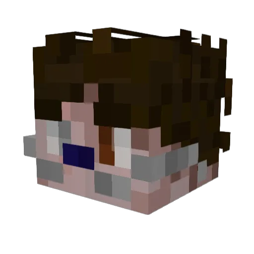 _Noror_ Minecraft avatar head, 3D render