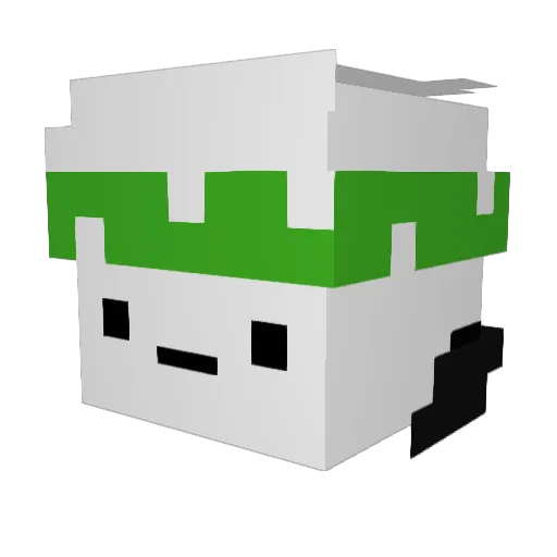 _NotBennet_ Minecraft avatar head, 3D render
