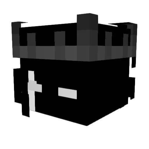 _NotDqrk Minecraft avatar head, 3D render