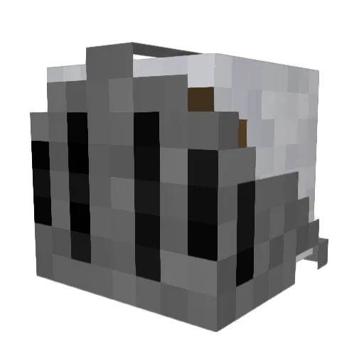 _Noventa_ Minecraft avatar head, 3D render