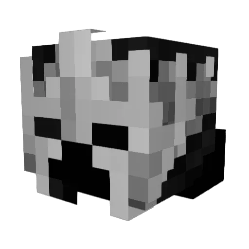 _NuclearNadal_ Minecraft avatar head, 3D render