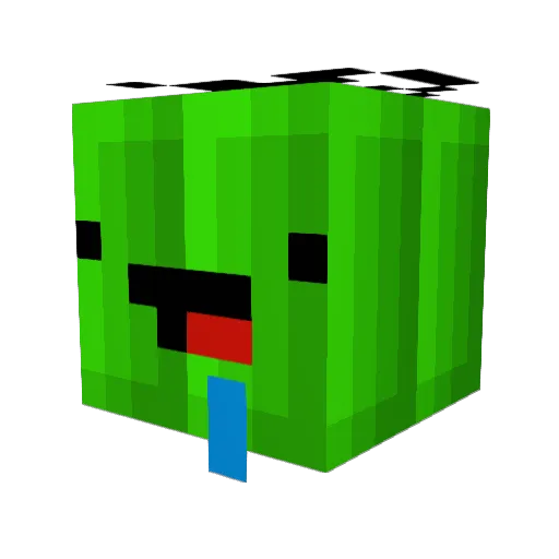 _NuclearZocker_ Minecraft avatar head, 3D render