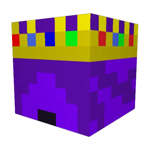_Nyphral Minecraft avatar head, 3D render
