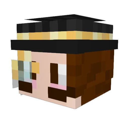 _ODer_ Minecraft avatar head, 3D render
