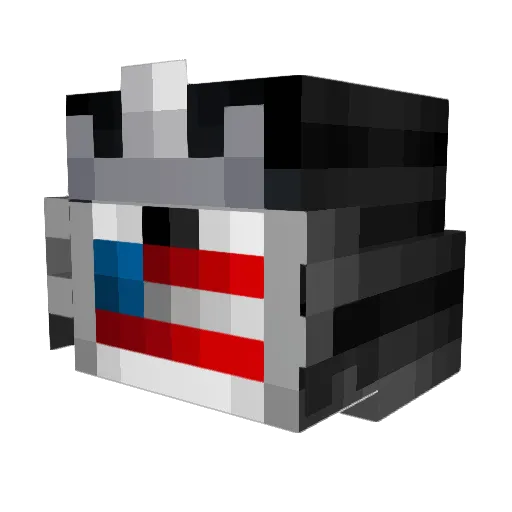 _OLDS Minecraft avatar head, 3D render
