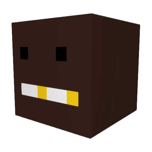 _Och Minecraft avatar head, 3D render