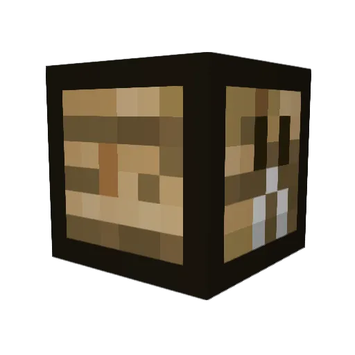 _Odie_ Minecraft avatar head, 3D render
