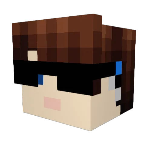 _Odyssey_ Minecraft avatar head, 3D render