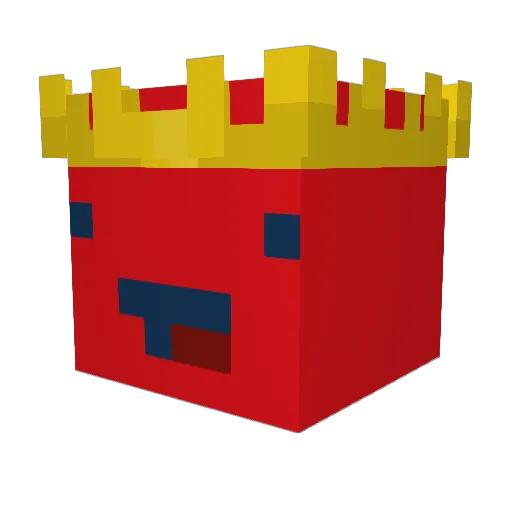 _Oesiland_ Minecraft avatar head, 3D render