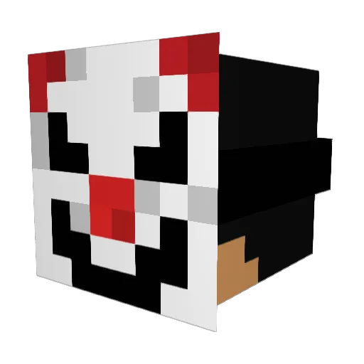 _Old_ Minecraft avatar head, 3D render