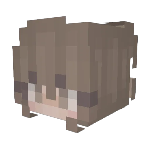 _Olivia___ Minecraft avatar head, 3D render
