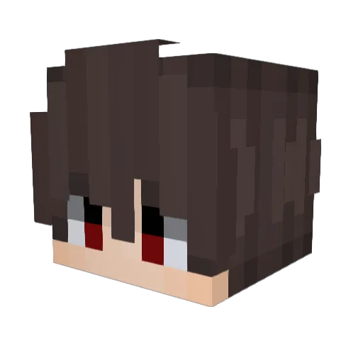 _Olppaemi Minecraft avatar head, 3D render