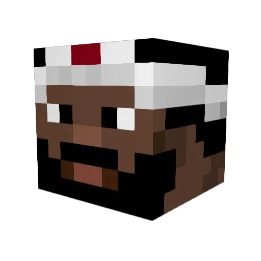 _Oly Minecraft avatar head, 3D render
