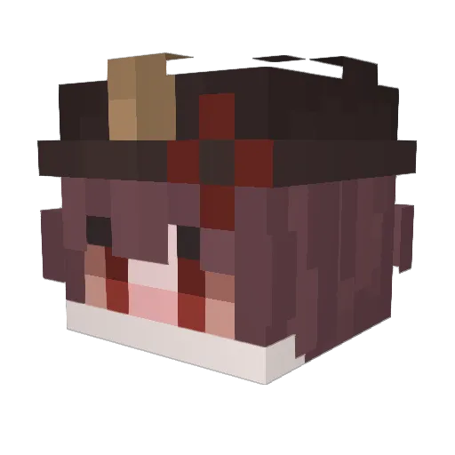 _Onyx____ Minecraft avatar head, 3D render